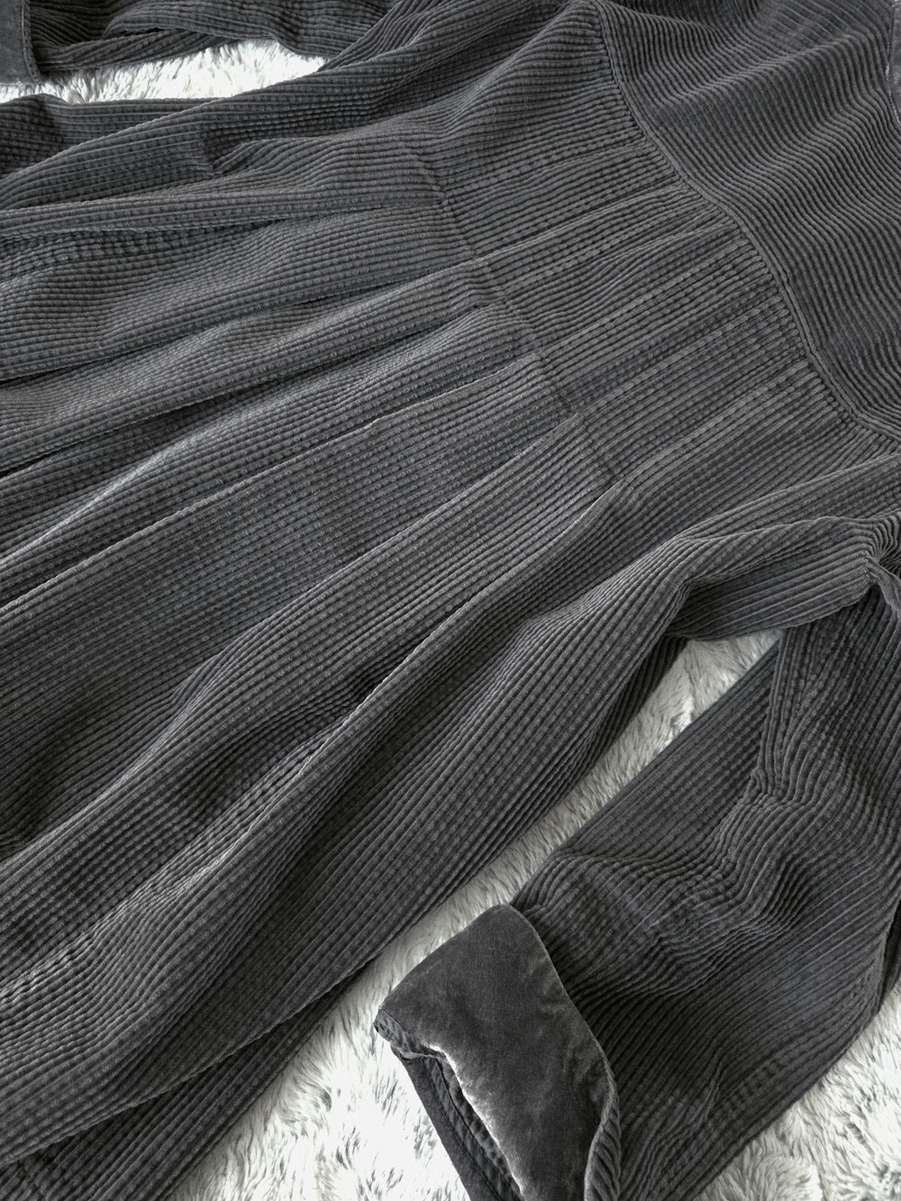 J.Jill Lightweight Washed-Cord Pleated Shacket LARGE - Picture 7 of 11